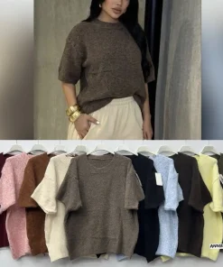 Swetry Damskie WŁOSKA,Size uni,paczka 6szt, mix kolor