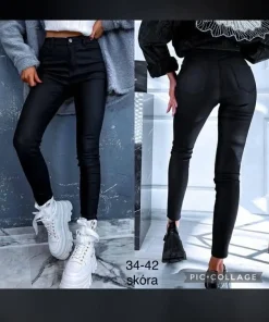 Spodnie skórzane Damskie,size 34-42,paczka 10szt,1kolor