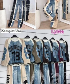 Komplety Damskie WŁOSKA,Size uni,paczka 6szt, mix kolor