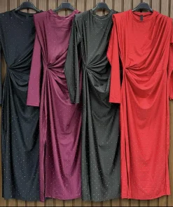 Sukienki Damskie WŁOSKA,Size uni,paczka 6szt, mix kolor