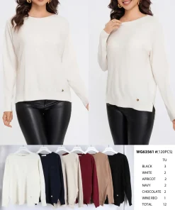 Swetry Damskie ,Size uni,paczka 12szt, mix kolor