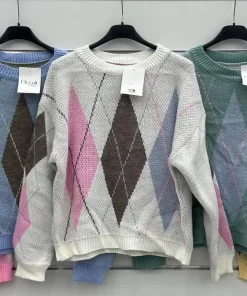 Swetry damskie,size uni,Paczka 6szt,mix kolor