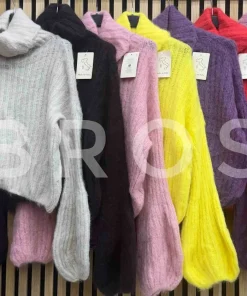 Swetry Damskie,size uni,paczka 6szt, mix kolor