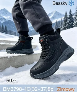 Buty Botki DZIECIĘCE (32-37 8par)