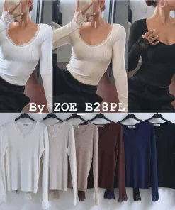 Swetry damskie,size uni,paczka 6szt,mix kolor