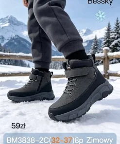 Buty Botki DZIECIĘCE (32-37 8par)
