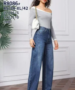 Jeansy Damskie,size xs-xl,Paczka 12szt ,1 kolor