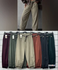 Spodnie Damskie WŁOSKA,Size uni,paczka 6szt, mix kolor