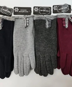 Rękawiczki damskie,paczka 12szt,mix kolor