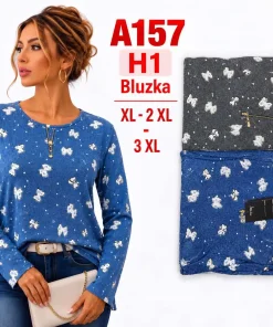Bluzki damskie,size xl-3xl,paczka 12szt,mix kolor