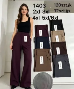 Spodnie Damskie,size 2/3-5/6xl,Paczka 12szt,mix kolor
