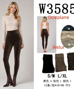 Leginsy Damskie,size s/m-l/xl,paczka 12szt,mix kolor