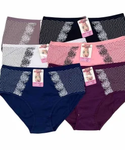 Majtki Damskie,size xl-3xl,paczka 24szt,mix kolor
