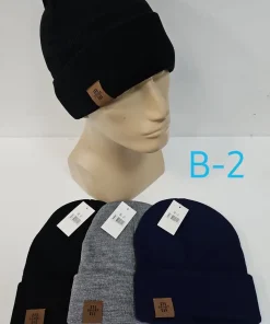 Czapki MĘSKA , paczka 12szt,mix kolor