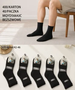 Skarpety MĘSKIE ,size 40-46,Paczka 40szt,1kolor