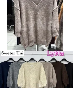 Swetry damskie,size uni,paczka 6szt,mix kolor