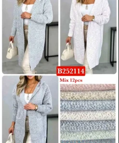 Narzutki damskie,Size uni,paczka 12szt,mix kolor