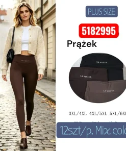 Leginsy Damskie,size 3/4-5/6xl,paczka 12szt,mix kolor