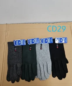 Rękawiczki damskie,paczka 12szt,mix kolor