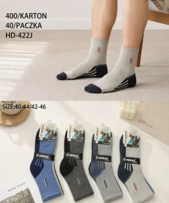 Skarpety MĘSKIE,size 40-46,Paczka 40szt ,mix kolor