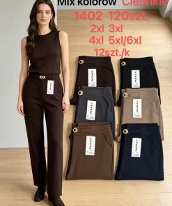 Spodnie Damskie,size 2/3-5/6xl,Paczka 12szt ,mix kolor