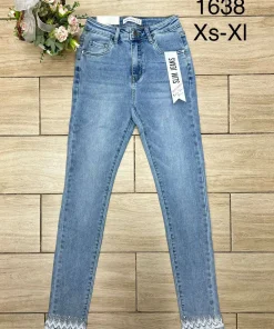 Jeansy Damskie,size xs-xl,Paczka 10szt ,1 kolor