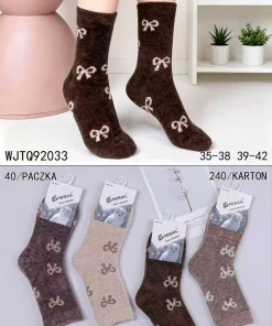 Skarpety Damskie,size 35-42,paczka 40szt,mix kolor