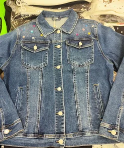 Kurtki Jeansowe Damskie,size m-5xl,Paczka 7szt ,1kolor
