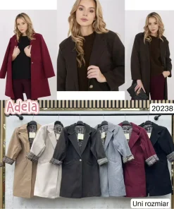 Kurtki Damskie WŁOSKA,Size uni,paczka 6szt, mix kolor