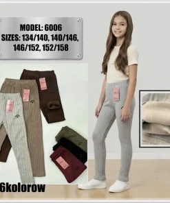Legginsy DZIECIĘCA,size 134-158,Paczka 12szt,mix kolor