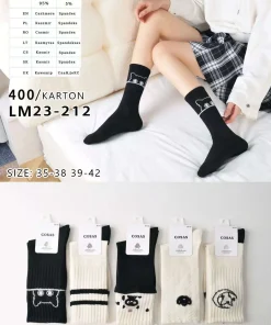 Skarpety Damskie,size 35-42,Paczka 40szt,mix kolor