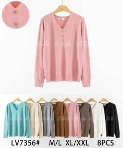Swetry Damskie ,Size m/l-xl/2xl,paczka 8szt, mix kolor