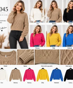 Swetry Damskie, size uni,paczka 10szt,mix kolor