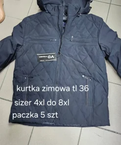 Kurtki MĘSKIE,size 4xl-8xl,Paczka 6szt,1 kolor