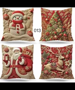 Poszewki świąteczny Romiar:40/40cm Paczka 12szt mix