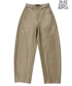 Spodnie skórzane Damskie,size 34-42,paczka 10szt,1kolor