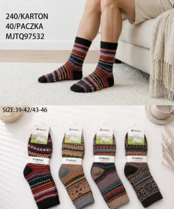 Skarpety MĘSKIE,size 39-46,Paczka 40szt ,mix kolor