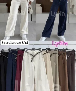 Spodnie Damskie WŁOSKA,Size uni,paczka 6szt, mix kolor