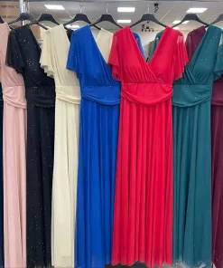 Sukienki Damskie WŁOSKA,Size uni,paczka 6szt, mix kolor