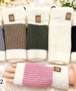 Rękawiczki Damskie,Paczka 12szt,mix kolor