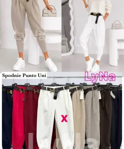Spodnie Damskie WŁOSKA,Size uni,paczka 6szt, mix kolor
