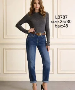 Jeansy damskie ,size xs-xl,Paczka 12szt ,1kolor