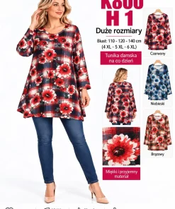 Bluzki damskie,size 4-6xl,paczka 12szt,mix kolor