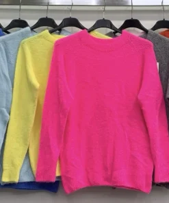 Swetry Damskie WŁOSKA,Size uni,paczka 6szt, mix kolor