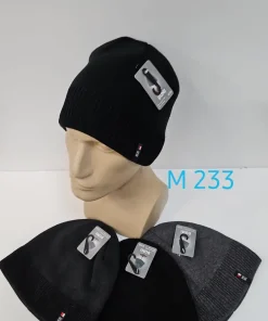 Czapki MĘSKA , paczka 12szt,mix kolor