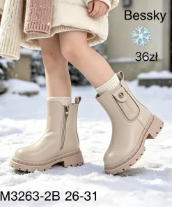 Buty Botki DZIECIĘCE (26-31, 8par)