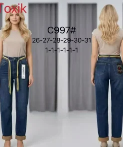 Jeansy Damskie, size 26-31,paczka 12szt,1kolor