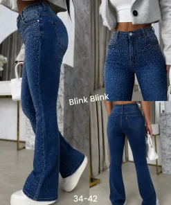 Jeansy Damskie,size 34-44,paczka 12szt,1kolor