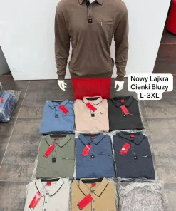 Bluzy MĘSKA ,size m-2xl,paczka 12szt,mix kolor