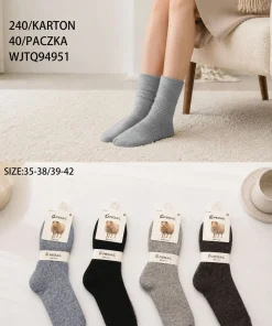 Skarpety Damskie,size 35-42,Paczka 40szt,mix kolor
